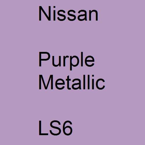 Nissan, Purple Metallic, LS6.